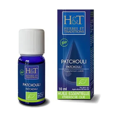 Patchouli Essential Oil (Pogostemon Cablin) 10 ml of essential oil Herbes & Traditions Price Cut