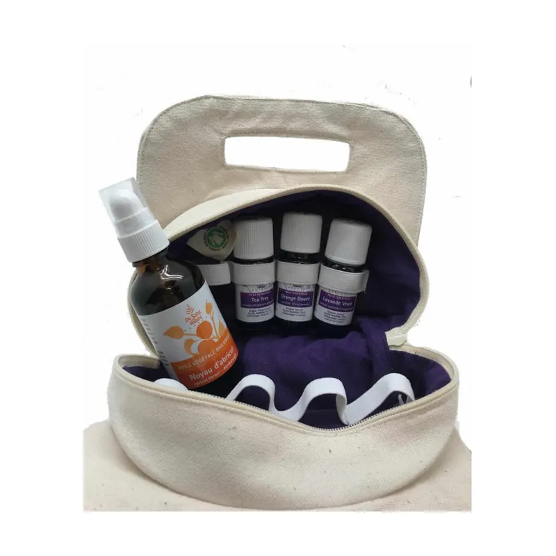 Aroma essential oils + vegetable oil kit 4 units Saint Hilaire - Helpac Top Rated