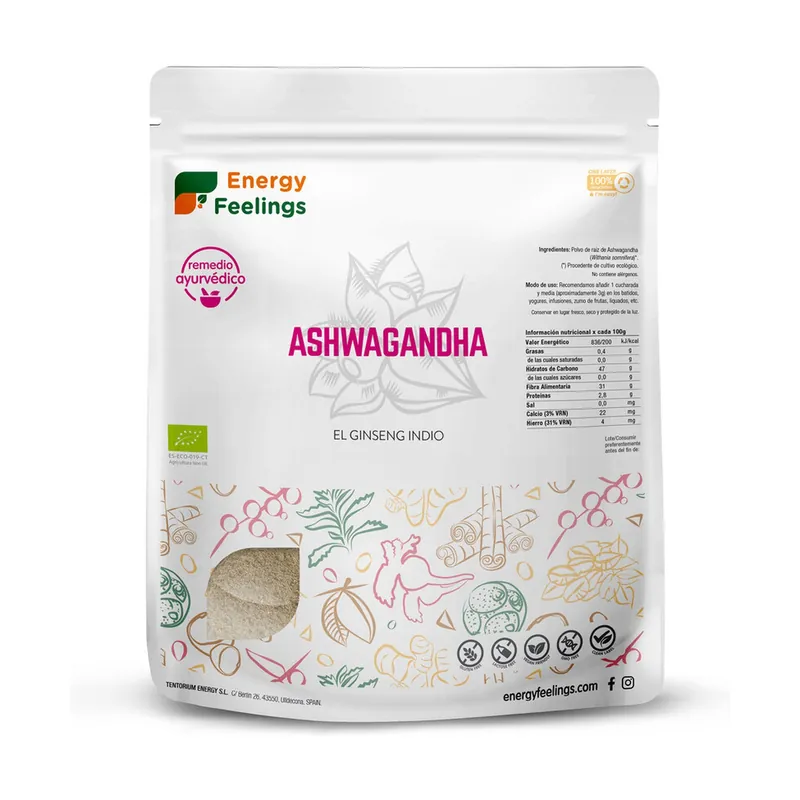 Ashwagandha Eco 1 kg Energy Feelings Budget