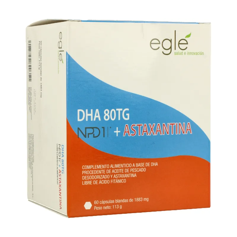 Low Price DHA / NPD1 80TG Astaxanthin 60 capsules Egle