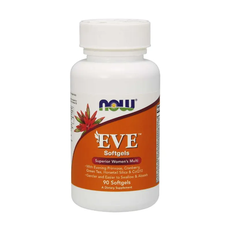 Brand New Eve Women‘s Multiple Vitamin 90 capsules NOW Foods