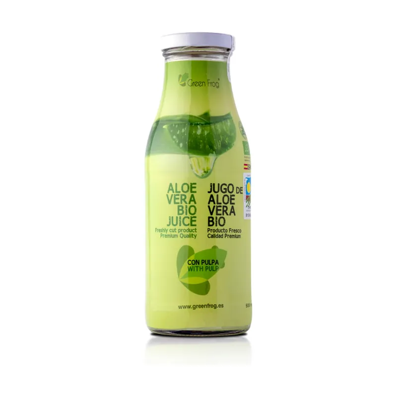 Aloe Vera juice with pulp 0.5 L Green Frog Seasonal Sale