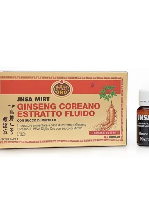 Bargain Jnsa Mirt Korean Ginseng IL HWA with Cranberry Juice 10 vials of 10ml Naturando