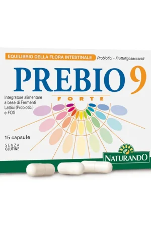 Prebio 9 intestinal flora 15 capsules Naturando Same Day Shipping