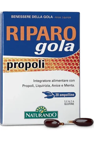 Riparo gola propolis ampoules 20 units Naturando Cheap
