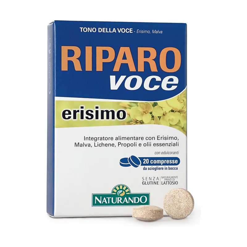 Free Returns Riparo voce erysimo tone of voice 20 chewable tablets Naturando