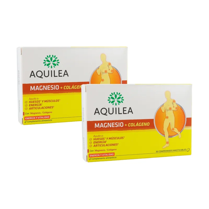 Aquilea Magnesium + Collagen Pack 2x30 tablets Aquilea Same Day Shipping