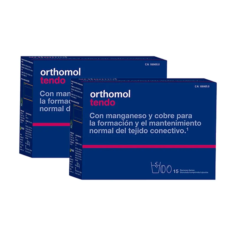 Tendo Granules and Tablets 2 boxes of 15 packets Orthomol Clearance