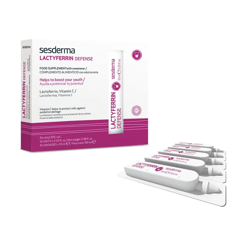 Don't Miss Out Lactyferrin Anti-Aging Defense 10 units of 10ml Sesderma