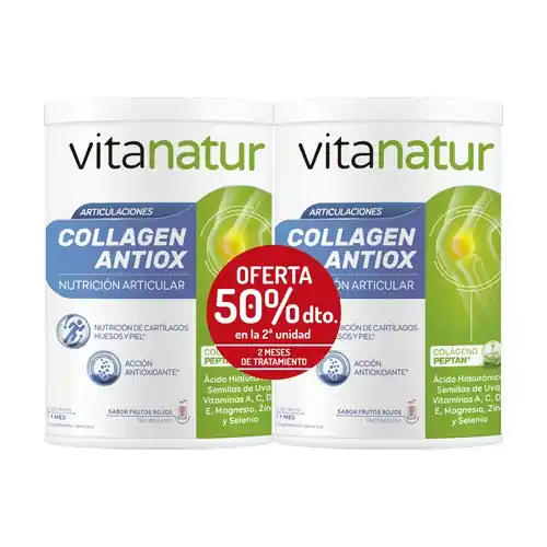 Promo Pack Vitanatur Collagen Antiox 2 units of 360g Vitanatur Final Sale