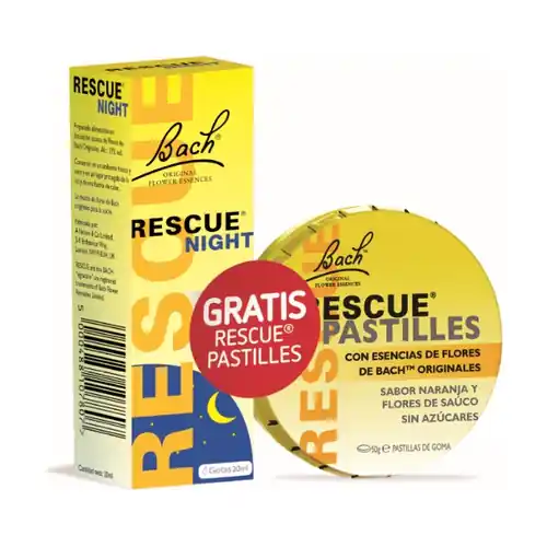 Limited Offer Promo Pack Bach Rescue Remedy Night + GIFT Orange Pills Rescue 2 units Rescue