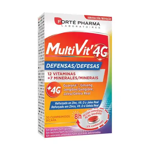 Multivit 4G Defenses 30 tablets Forté Pharma Factory Price