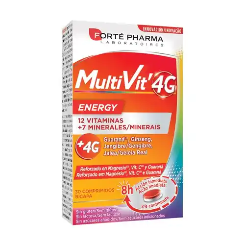 Multivit 4G Energy 30 tablets Forté Pharma Reduced Price