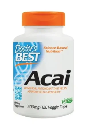 Acai 500mg 120 vegetable capsules Doctor‘s Best Top Rated