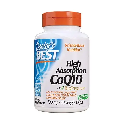 Special Discount High Absorption CoQ10 with BioPerine, 100mg 30 vegetable capsules Doctor‘s Best