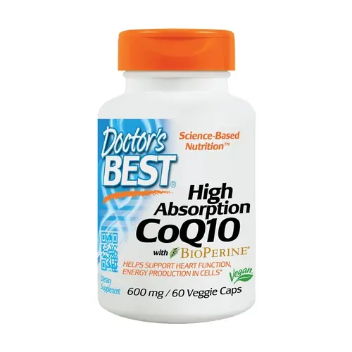 One Day Deal High Absorption CoQ10 with Bioperine, 600mg 60 vegetable capsules Doctor‘s Best