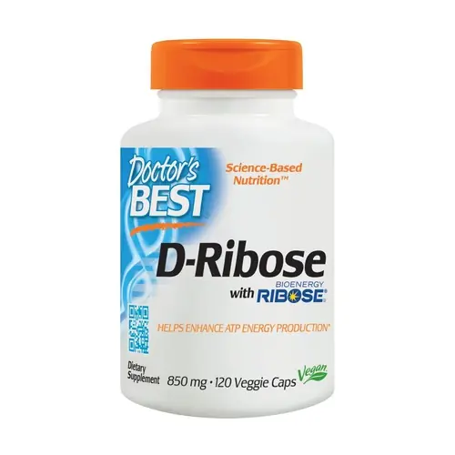 Buy Online D-Ribose, 850mg 120 vegetable capsules Doctor‘s Best