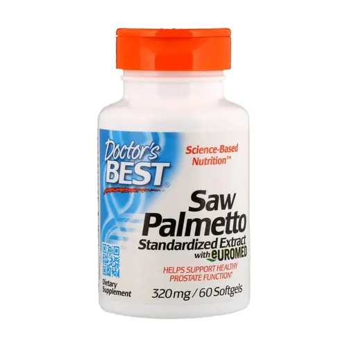 Buy Online Saw Palmetto Standardized Extract with Prosterol, 320mg 60 softgels Doctor‘s Best