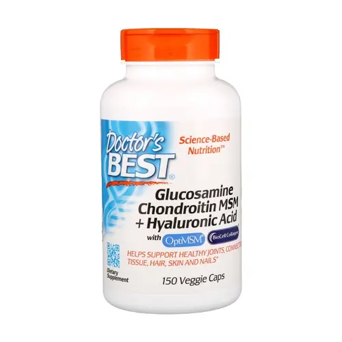 Mega Sale Glucosamine Chondroitin MSM + Hyaluronic Acid 150 capsules Doctor‘s Best