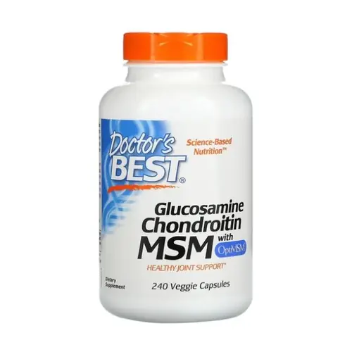 Glucosamine Chondroitin MSM with OptiMSM 240 capsules Doctor‘s Best Limited Time