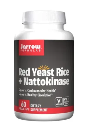 Red Yeast Rice + Nattokinase 60 vegetable capsules Jarrow Formulas Buy Today