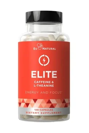 Weekend Sale Elite Caffeine & L-Theanine 120 capsules Eu Natural
