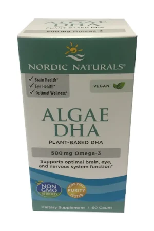 Mega Sale Algae DHA 500mg 60 softgels Nordic Naturals