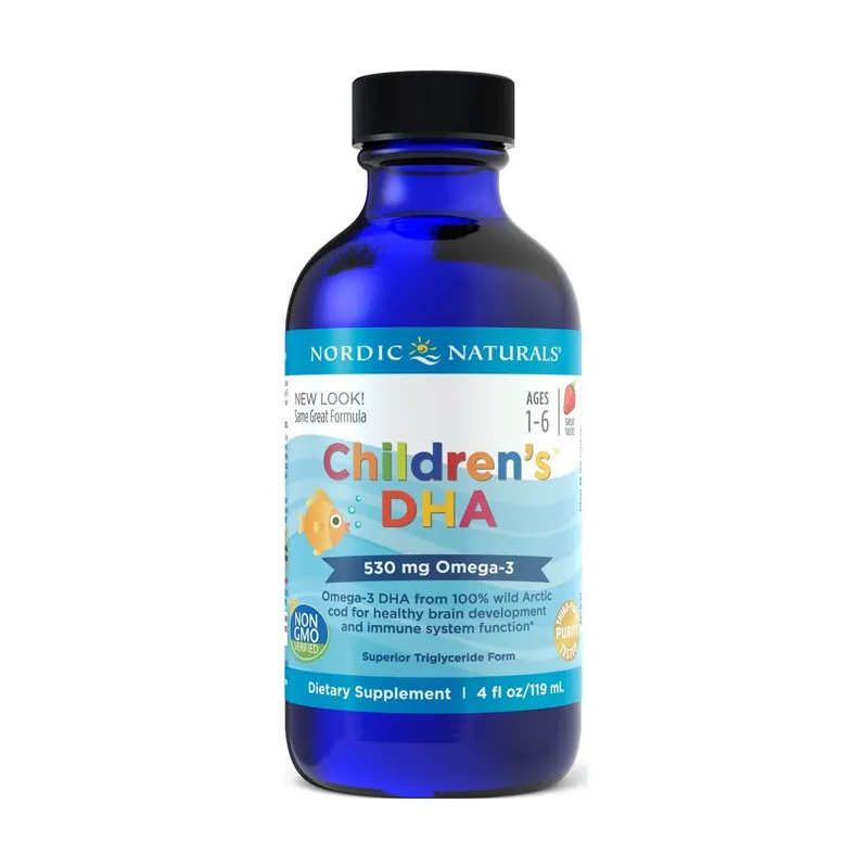 Children‘s DHA, 530mg Strawberry 119 ml Nordic Naturals Seasonal Sale