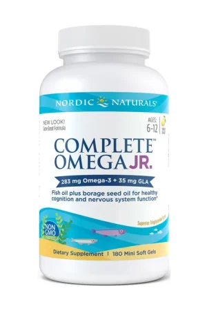 Complete Omega Junior, 283mg Lemon 180 softgels Nordic Naturals Hassle-Free Returns