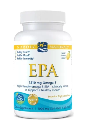 EPA, 1210mg Lemon 60 softgels Nordic Naturals Special Discount