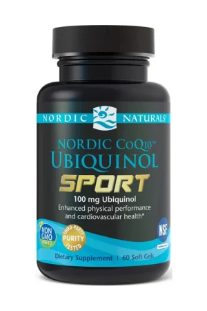 Best Choice Nordic CoQ10 Ubiquinol Sport, 100mg 60 softgels Nordic Naturals