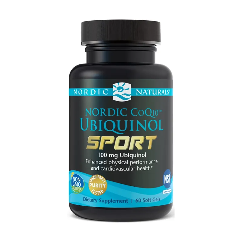 Best Choice Nordic CoQ10 Ubiquinol Sport, 100mg 60 softgels Nordic Naturals