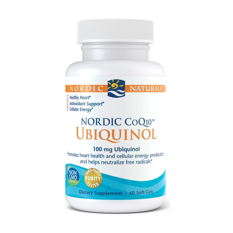 Low Price Nordic CoQ10 Ubiquinol, 100mg 60 softgels Nordic Naturals