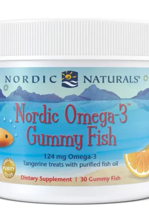 Buy Direct Nordic Omega-3 Gummies, 124mg Tangerine Treats 30 units Nordic Naturals