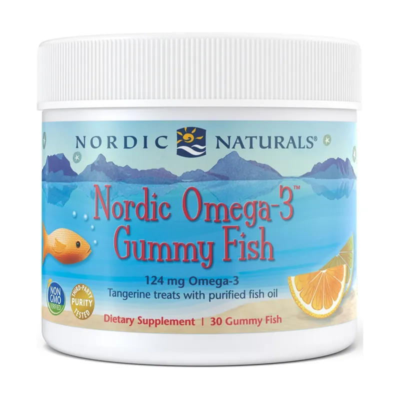 Buy Direct Nordic Omega-3 Gummies, 124mg Tangerine Treats 30 units Nordic Naturals