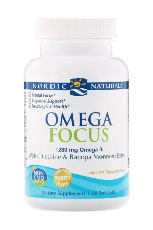 Omega Focus 60 softgels Nordic Naturals Order Now