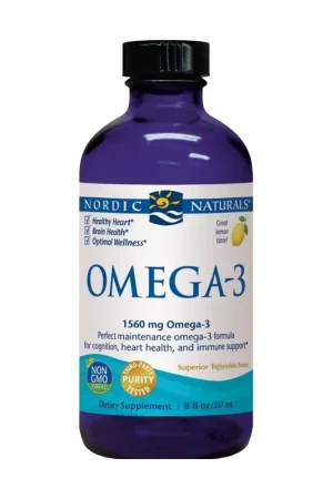 Omega-3, 1560mg Lemon 237 ml Nordic Naturals Top Rated