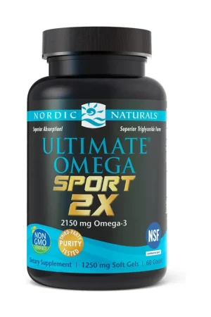 Ultimate Omega 2X Sport 60 softgels Nordic Naturals Mega Sale