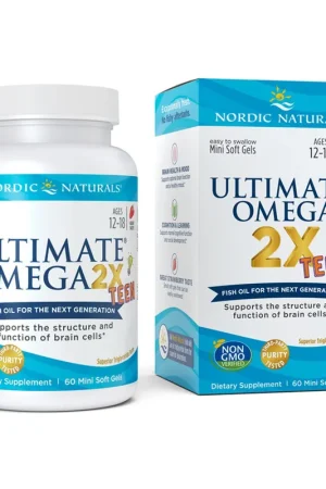 Ultimate Omega 2X TEEN 60 softgels Nordic Naturals Weekend Sale