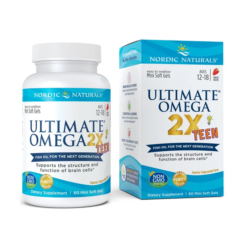 Ultimate Omega 2X TEEN 60 softgels Nordic Naturals Weekend Sale