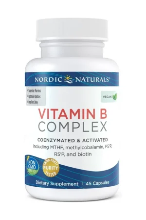 Limited Time Vitamin B Complex 45 capsules Nordic Naturals