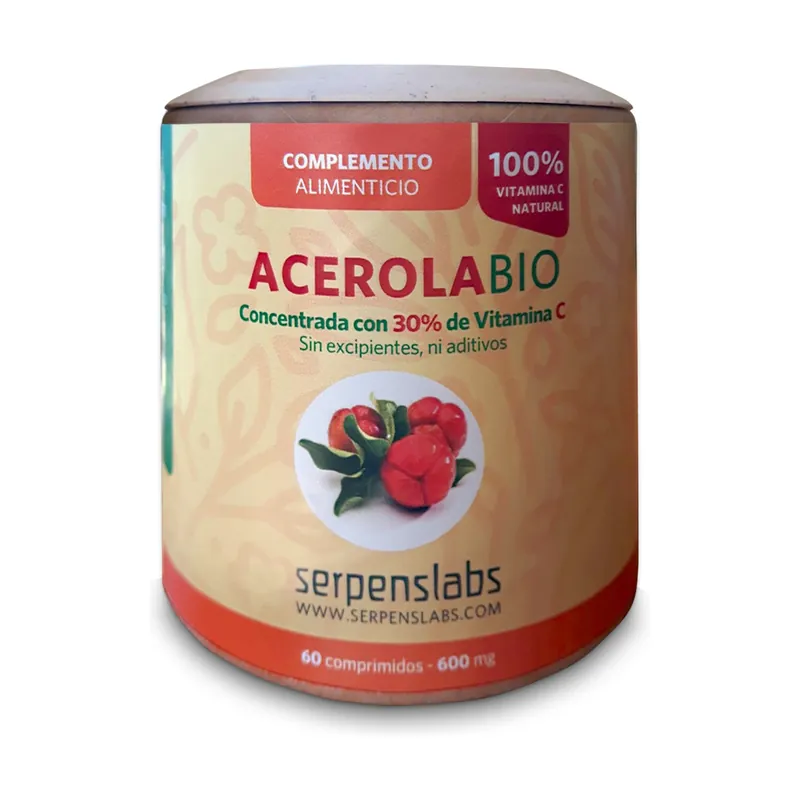Hassle-Free Returns Acerola Bio 60 tablets of 600mg Serpens-Aborigen