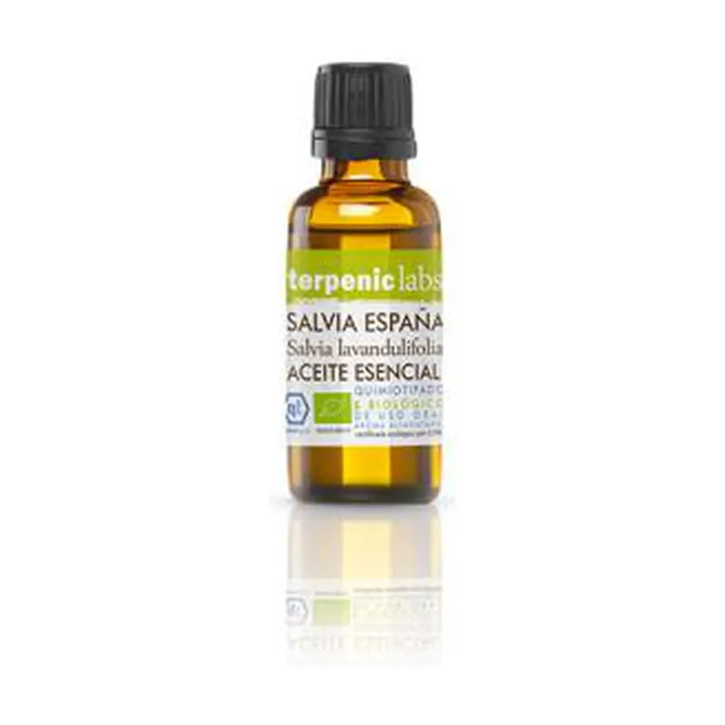 Super Sale Sage Essential Oil Spain Bio 30 ml of essential oil Terpenic