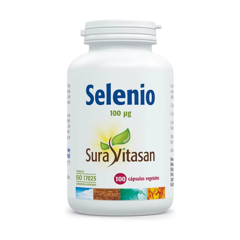 Exclusive Offer Sura Vitasan Selenium L-Selenomethionine 100 capsules of 100μg Sura Vitasan