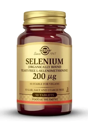 Deal Selenium (Yeast-Free) 50 tablets of 200mg Solgar