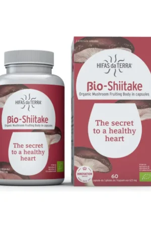 Bio-Shiitake 60 vegetable capsules Hifas da Terra Direct From Factory