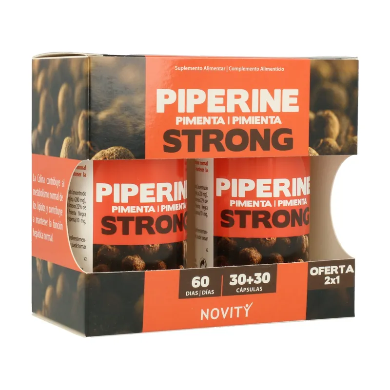 Next Day Delivery Piperine Strong 60 tablets Novity