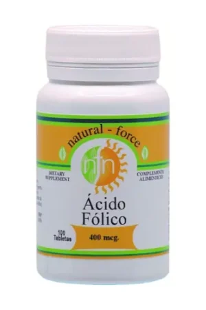 Vitamin B9 Folic Acid 100 tablets of 400μg Nutri-Force Price Cut