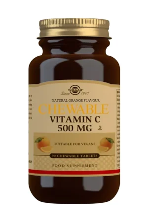 High Quality Vitamin C 90 tablets of 500mg (1000mg) Solgar