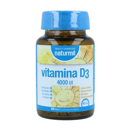Vitamin D3 4000 UI 60 capsules Naturmil Final Sale